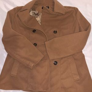 Women’s Brown Peacoat